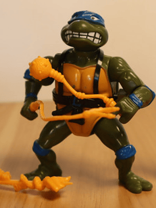 Sword Slicin' Leonardo (completo) 1990 Tmnt Tortugas Ninja
