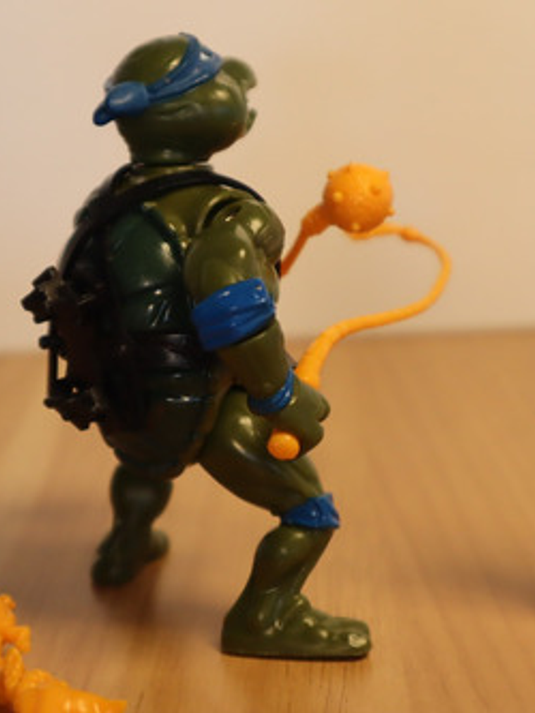 Sword Slicin' Leonardo (completo) 1990 Tmnt Tortugas Ninja 4