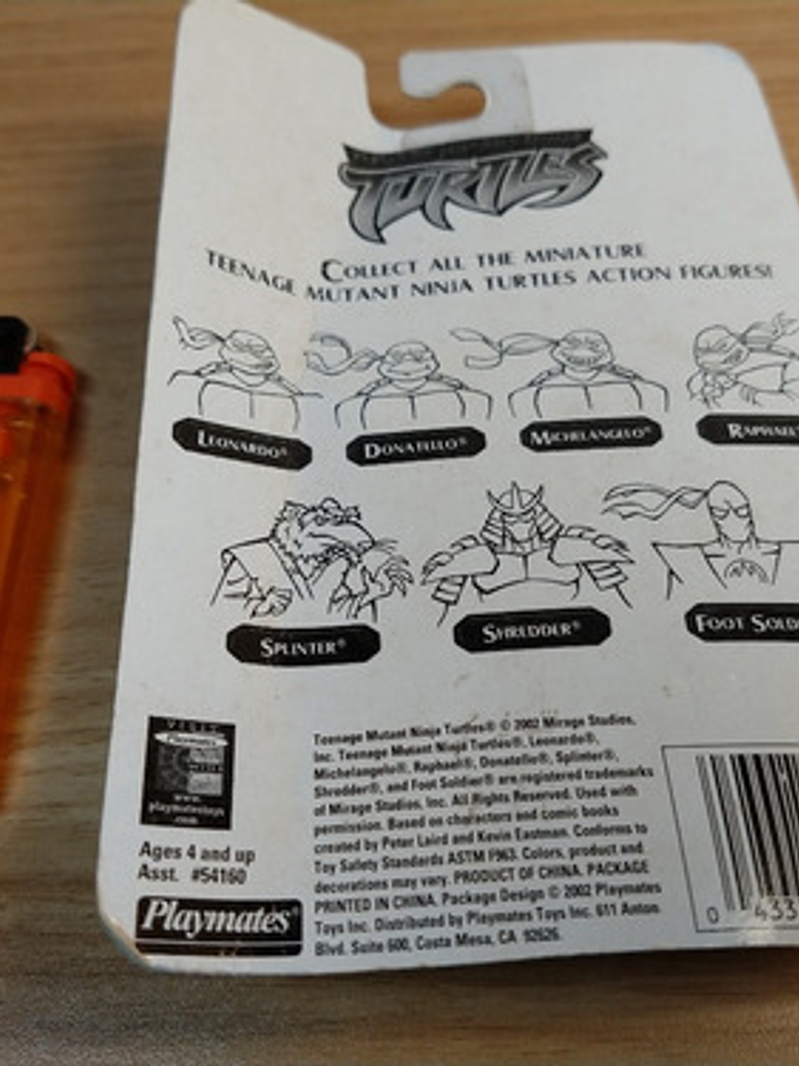 Michelangelo Mini Tmnt Mike 2002 Playmates 5