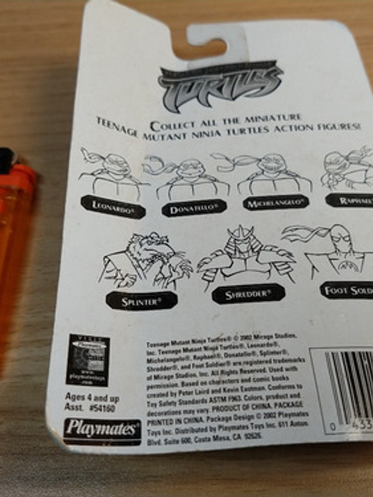 Michelangelo Mini Tmnt Mike 2002 Playmates 5