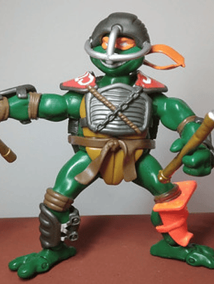 Fightin' Gear Michelangelo Completo 2003 Tmnt Tortugas Ninja