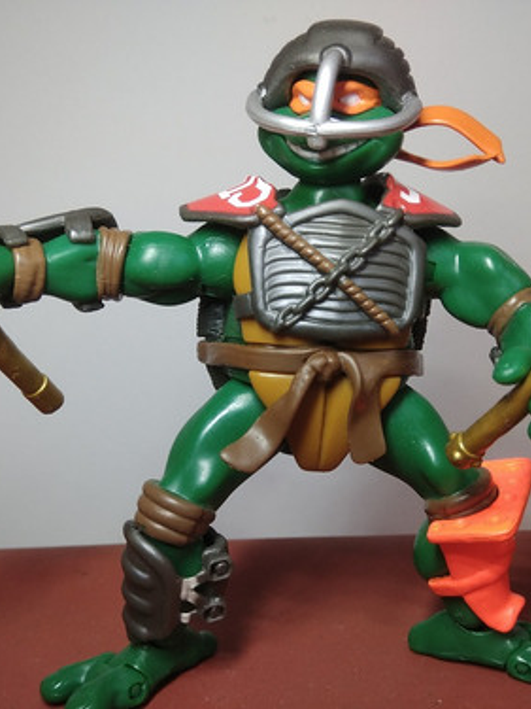 Fightin' Gear Michelangelo Completo 2003 Tmnt Tortugas Ninja 2