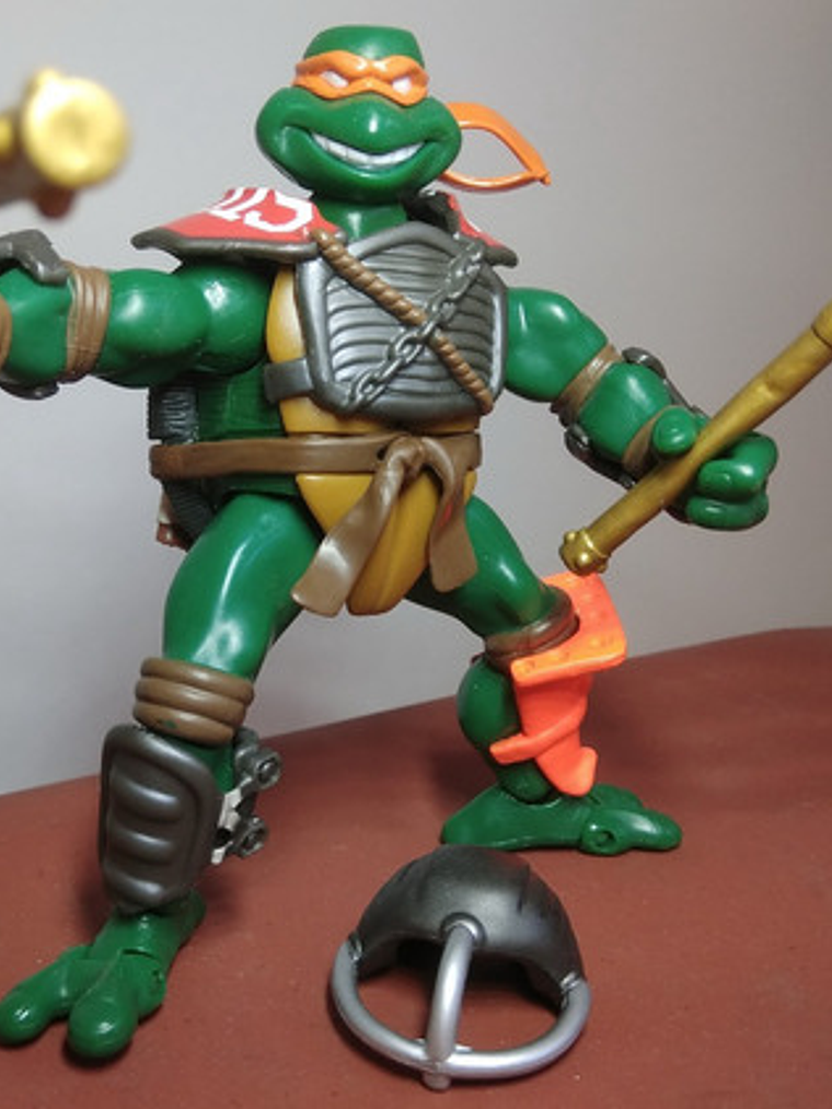 Fightin' Gear Michelangelo Completo 2003 Tmnt Tortugas Ninja 5