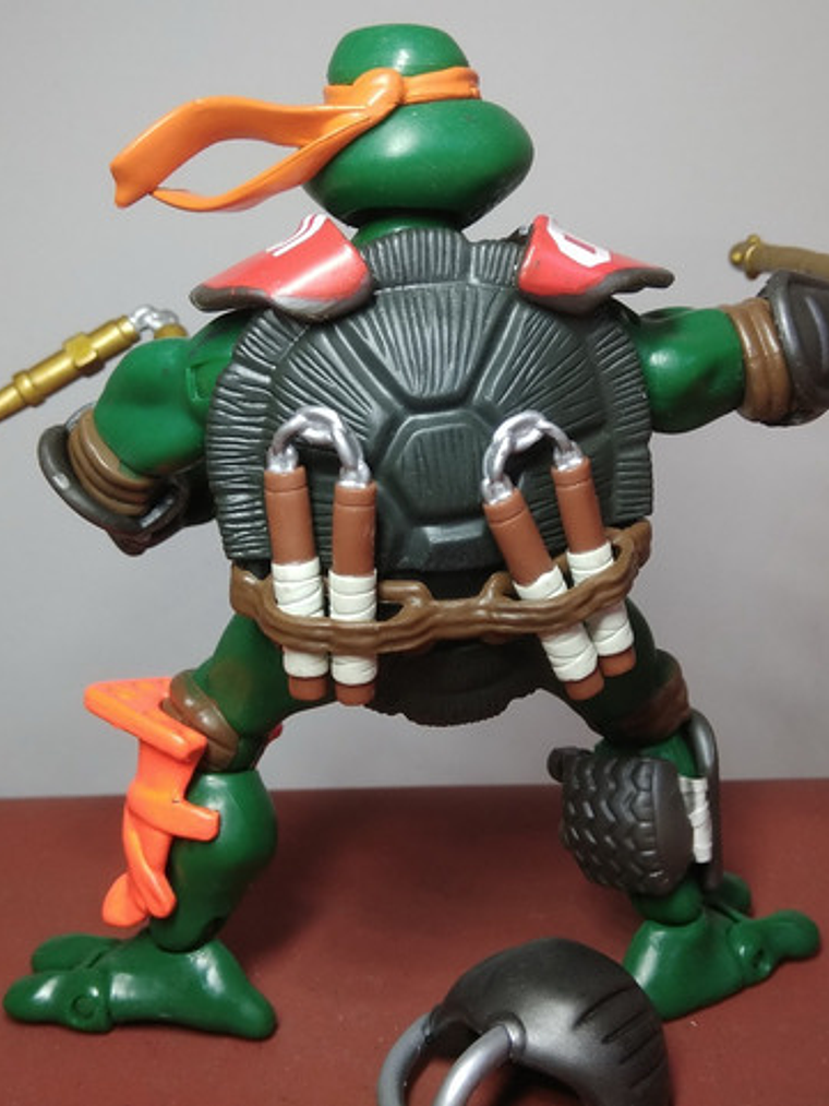 Fightin' Gear Michelangelo Completo 2003 Tmnt Tortugas Ninja 6