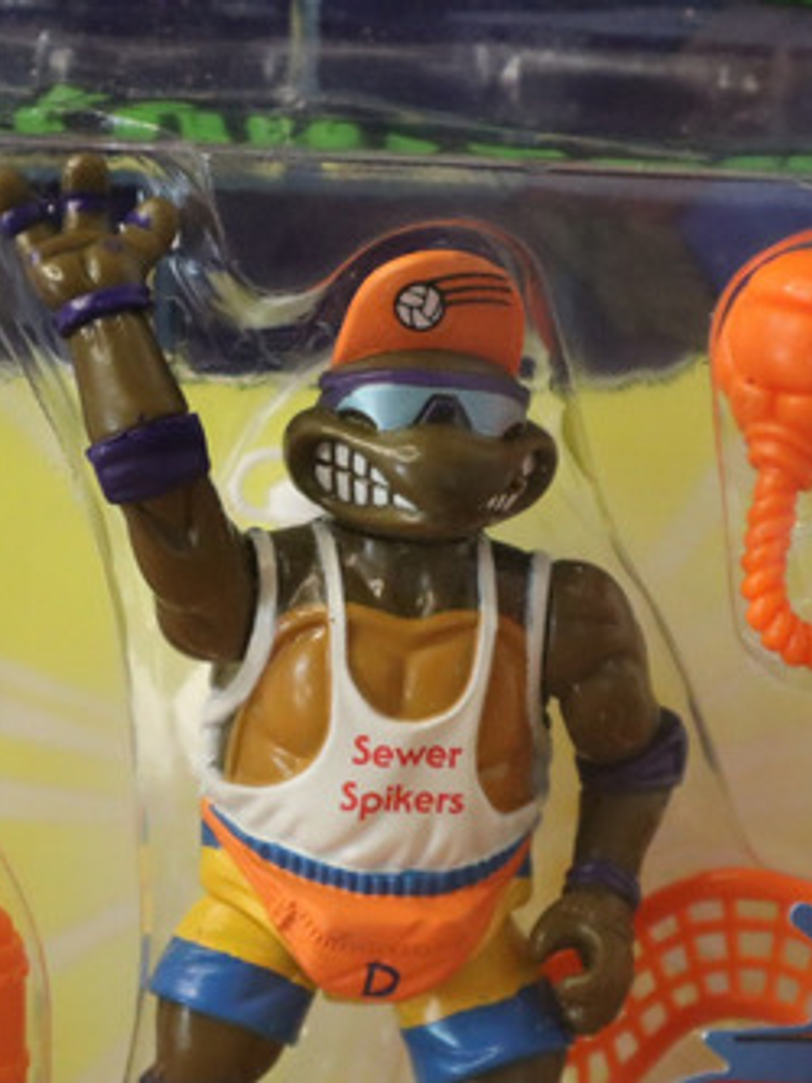 Spike N Volley Don 1996 Tmnt ! Donatello Ninja Power Tortuga 3
