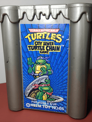 City Sewer Turtle Chain Game 1990 Tmnt Tortugas Ninja