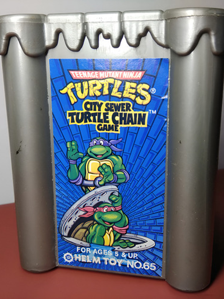City Sewer Turtle Chain Game 1990 Tmnt Tortugas Ninja 1
