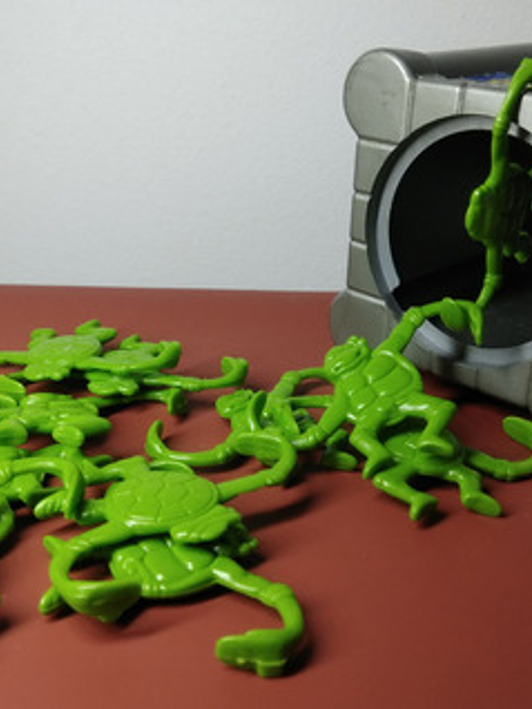 City Sewer Turtle Chain Game 1990 Tmnt Tortugas Ninja 2