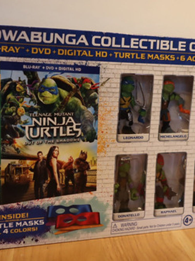 Set Coleccionable Tmnt 2014 Movie Playmates Tortugas Ninja 3