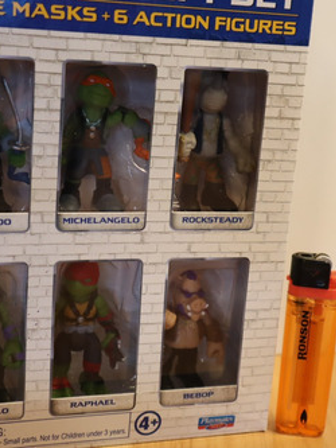 Set Coleccionable Tmnt 2014 Movie Playmates Tortugas Ninja 4