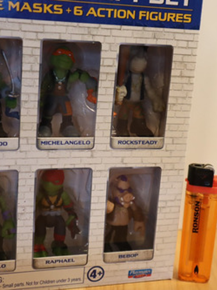 Set Coleccionable Tmnt 2014 Movie Playmates Tortugas Ninja 4