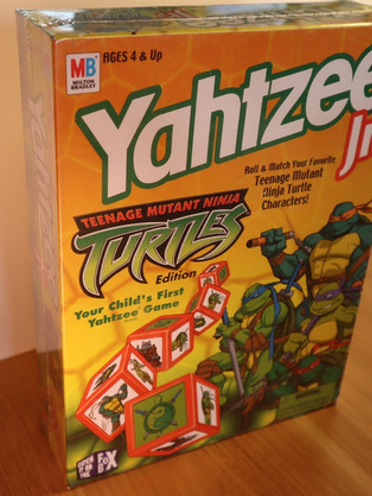 Yahtzee Jr. Tmnt 2003 Hasbro Milton Bradley Tortugas Ninja 1