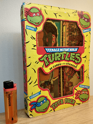 Cartas Y Stickers Tortugas Ninja 1989 Topps Tote Pack Tmnt