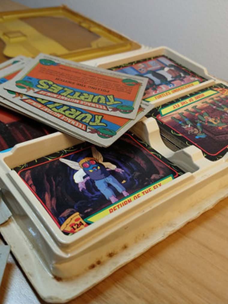 Cartas Y Stickers Tortugas Ninja 1989 Topps Tote Pack Tmnt 4