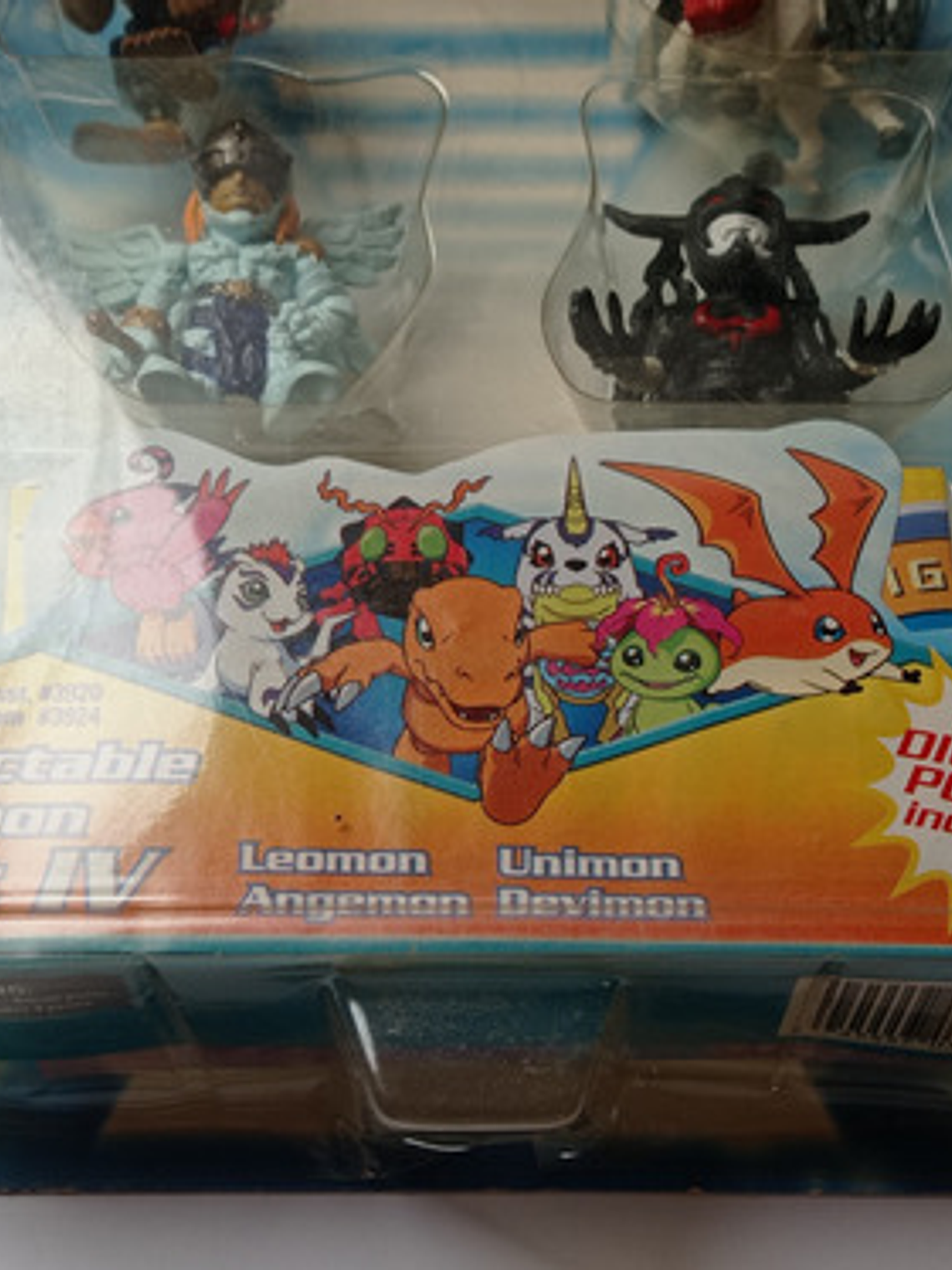 Digimon Set Iv 2000 Bandai Leomon Unimon Angemon Devimon 5