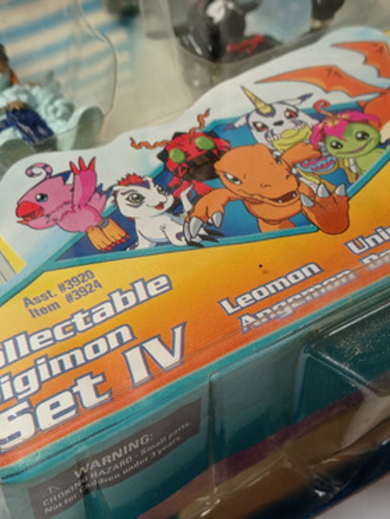 Digimon Set Iv 2000 Bandai Leomon Unimon Angemon Devimon 6