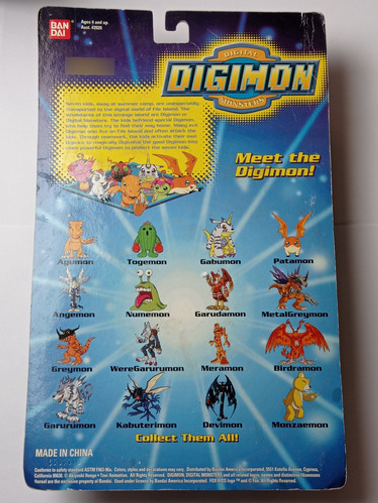 Digimon Set Iv 2000 Bandai Leomon Unimon Angemon Devimon 7