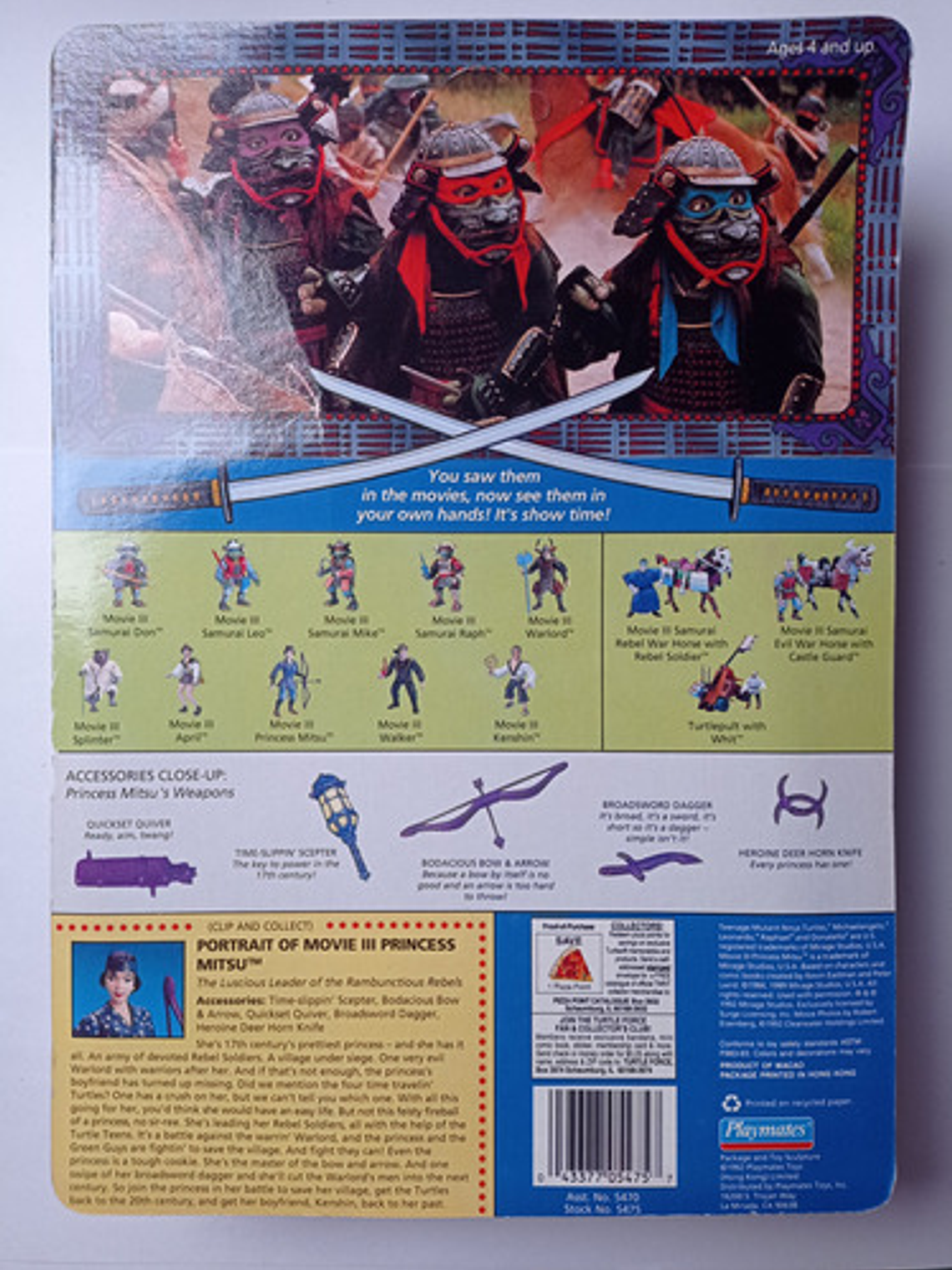 Princess Mitsu 1992 Tmnt ! Movie 3 Tortugas Ninja 5