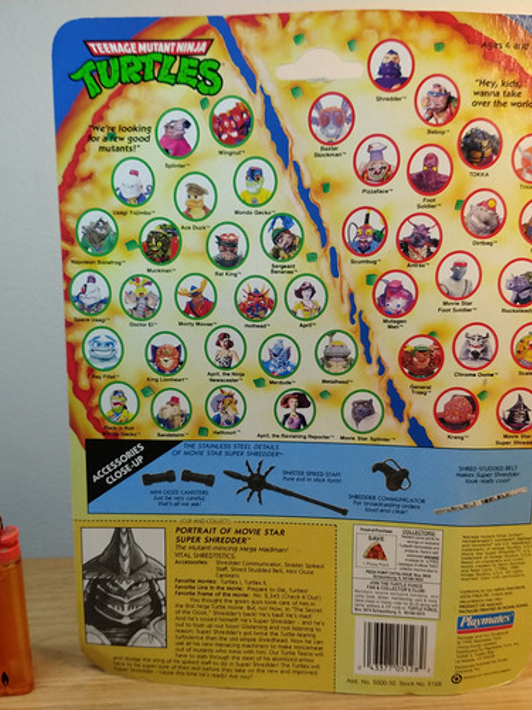 Movie Star Super Shredder 1992 Tmnt ! Destructor 7