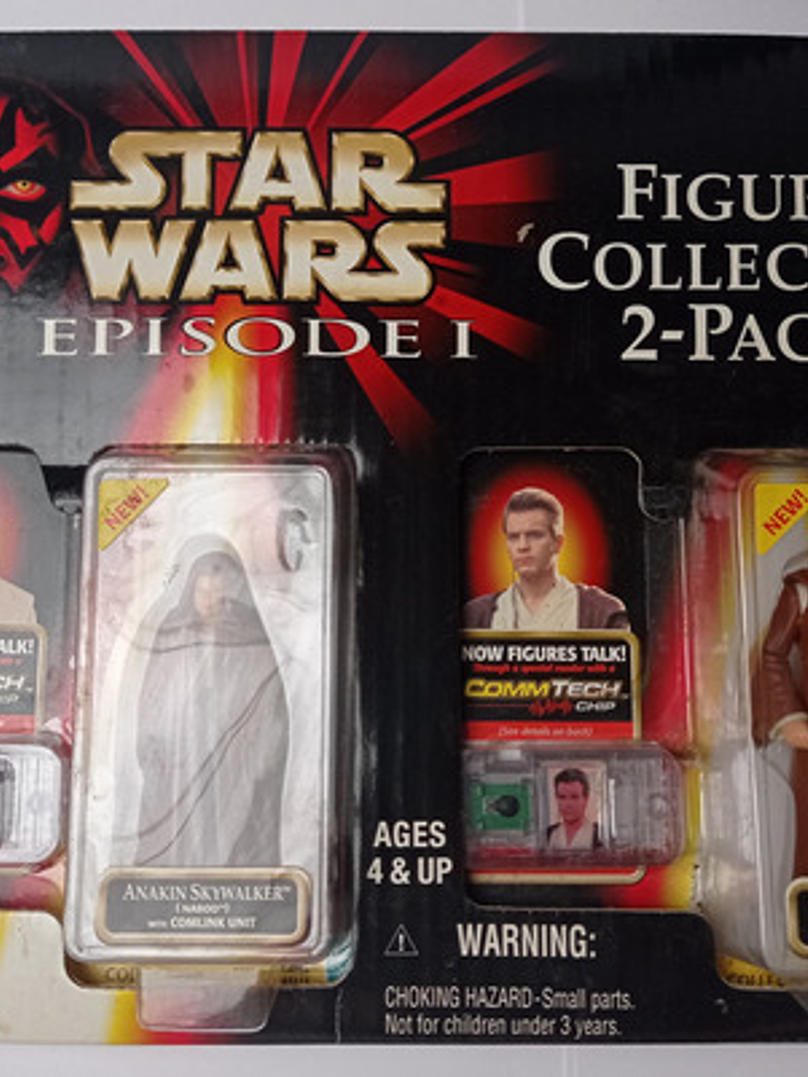 Anakin Y Obi-wan 1999 Star Wars Ep 1 Hasbro Commtech 1