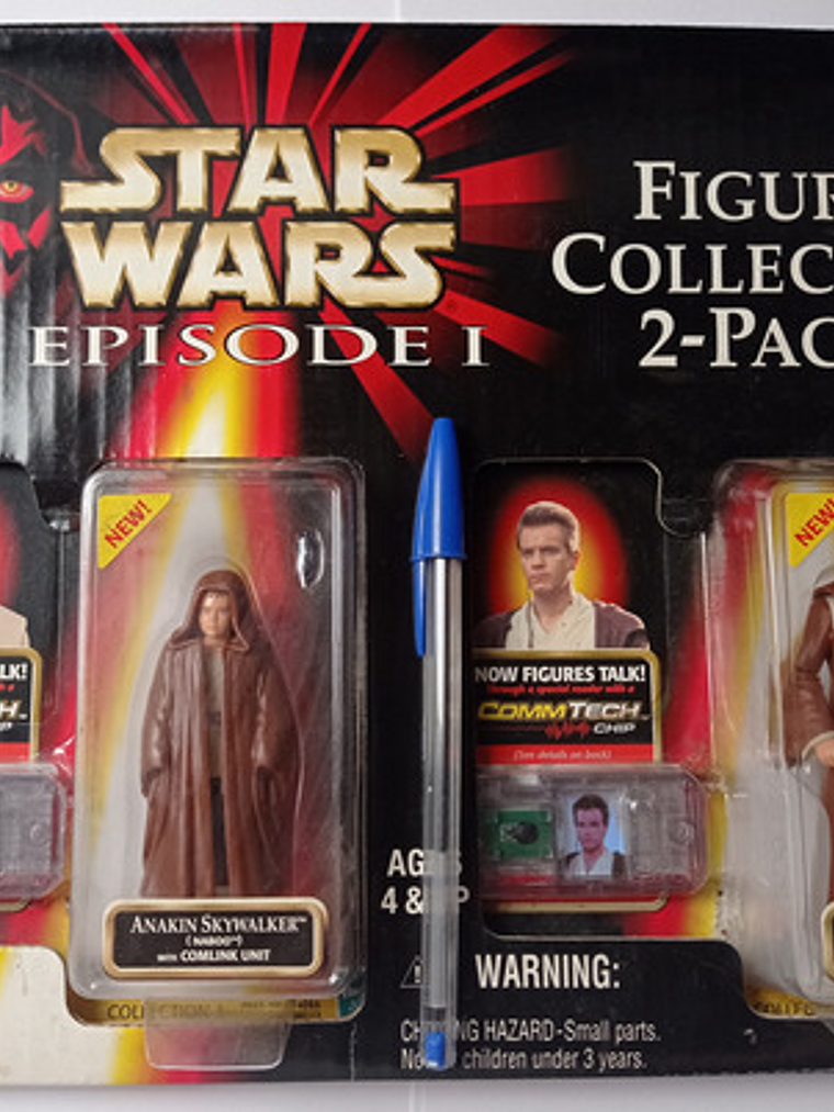 Anakin Y Obi-wan 1999 Star Wars Ep 1 Hasbro Commtech 5