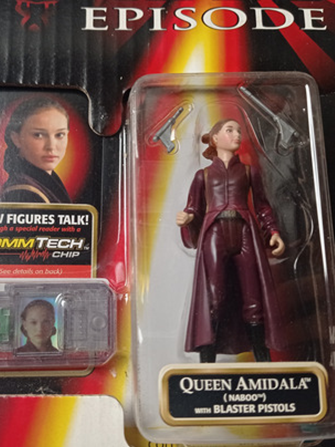 Amidala Y Qui-gon Jinn 1999 Star Wars Ep 1 Hasbro Commtech 3