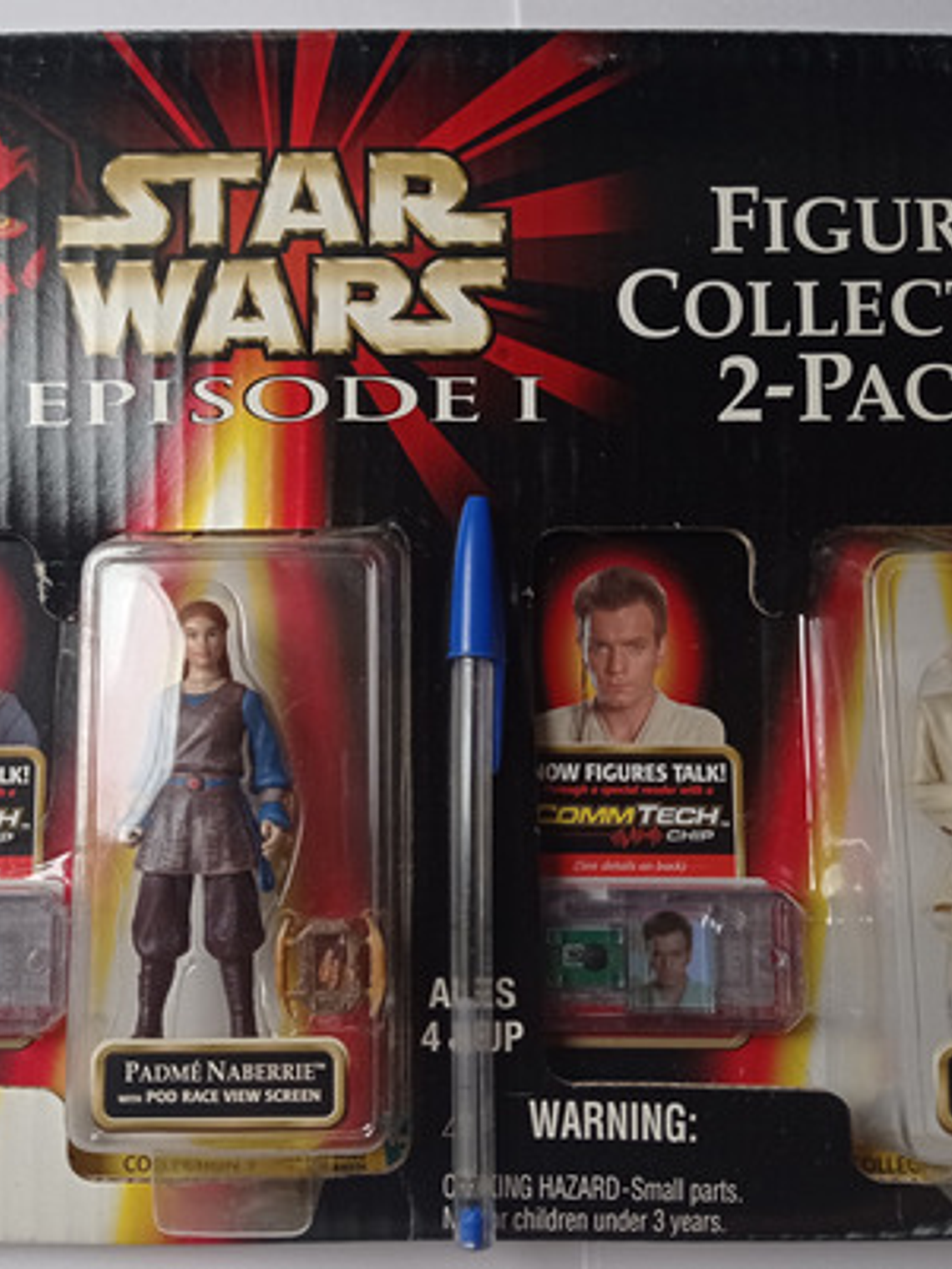 Obi-wan Kenobi Y Padme 1999 Star Wars E 1 Hasbro Commtech 4
