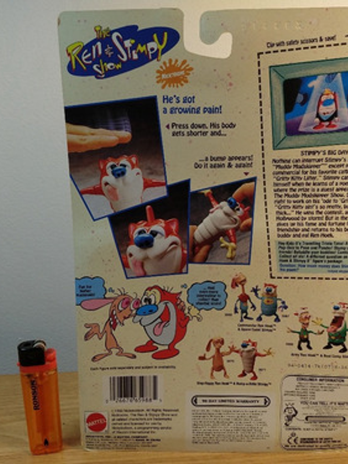 Stimpy 1993 Ren And Stimpy Mattel Nicktoons 8