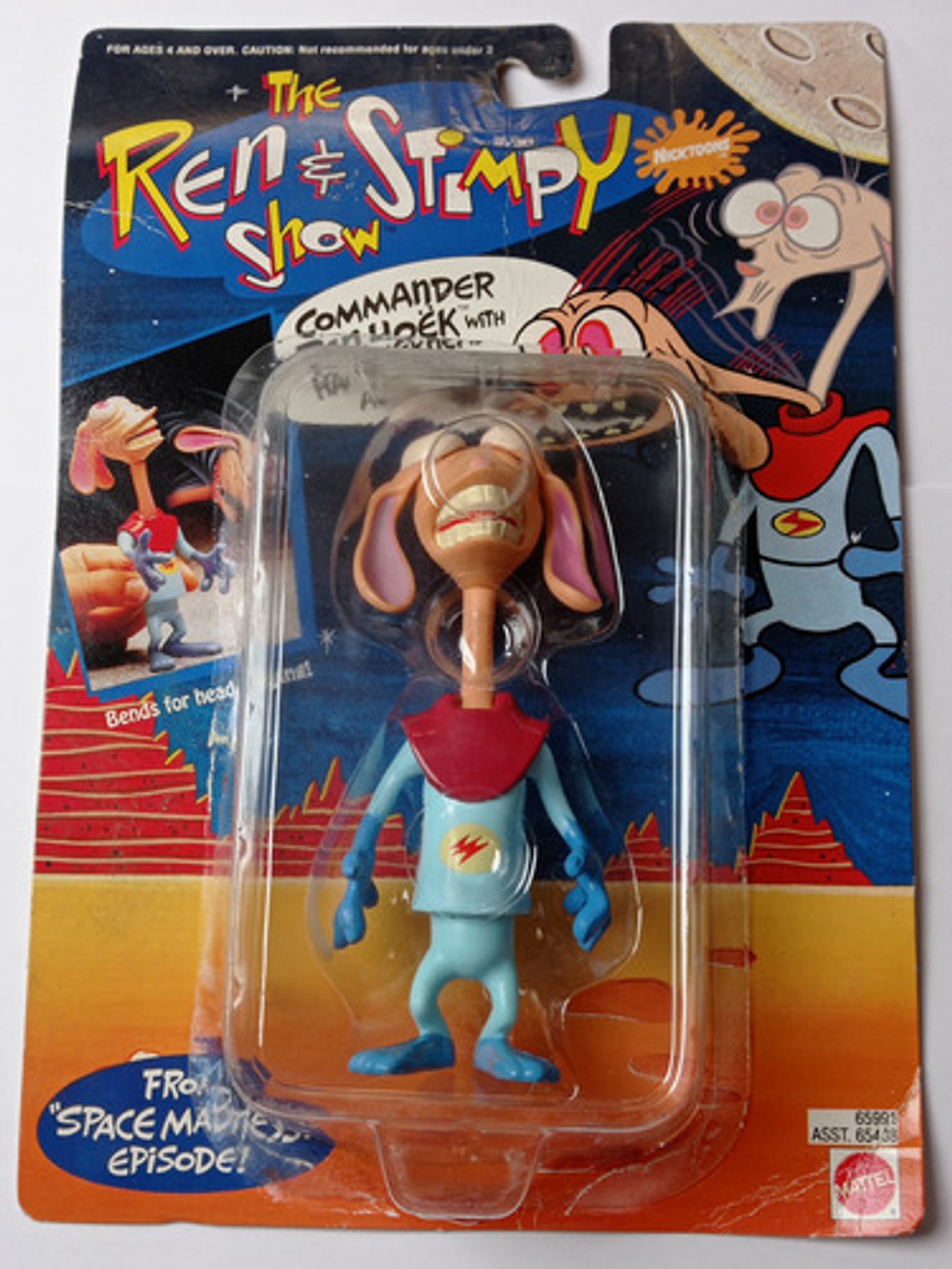 Commander Ren (detalle) 1993 Ren And Stimpy Mattel Nicktoons 1