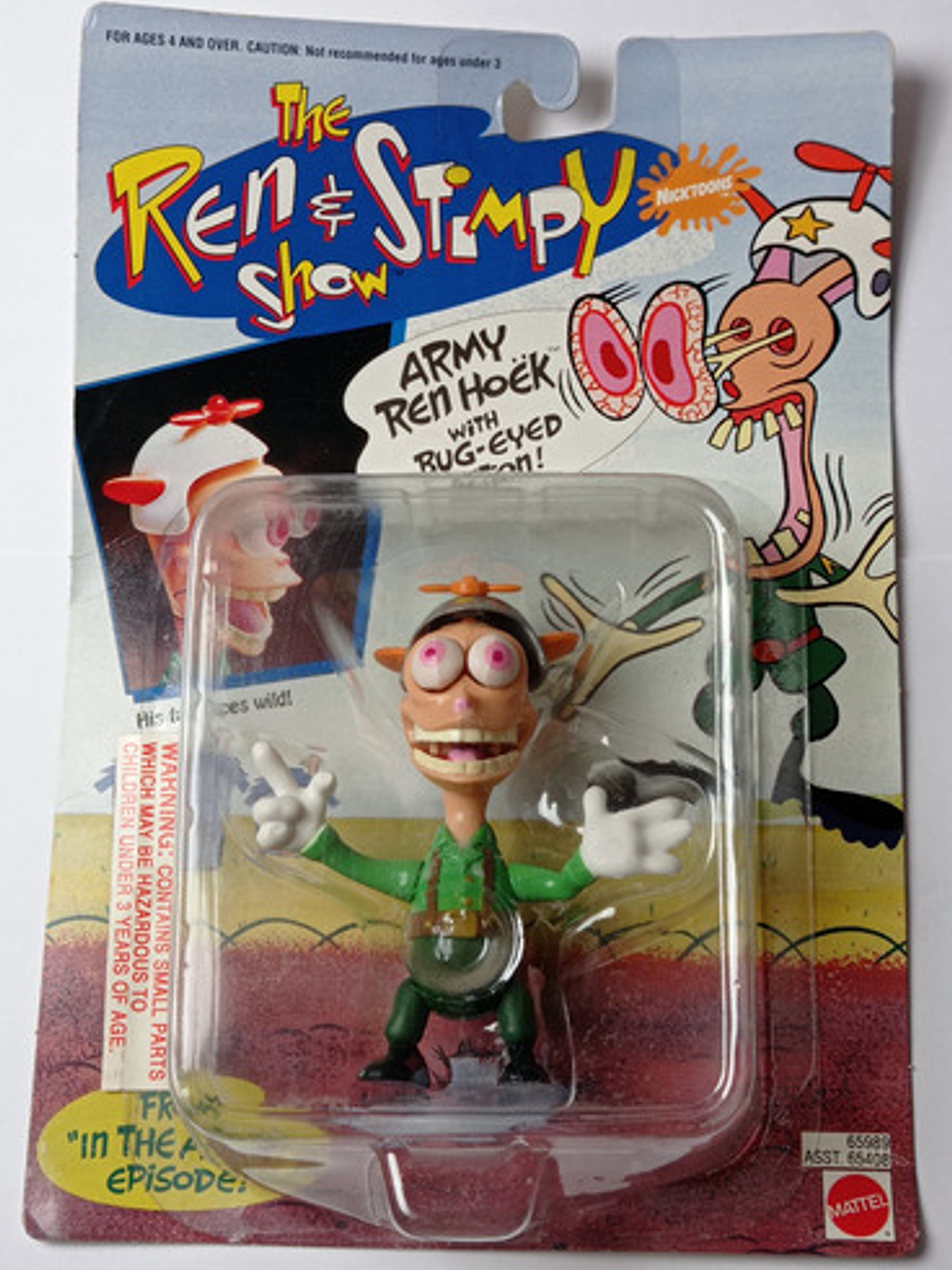 Army Ren 1993 Ren And Stimpy Mattel Nicktoons 1