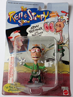 Army Ren 1993 Ren And Stimpy Mattel Nicktoons