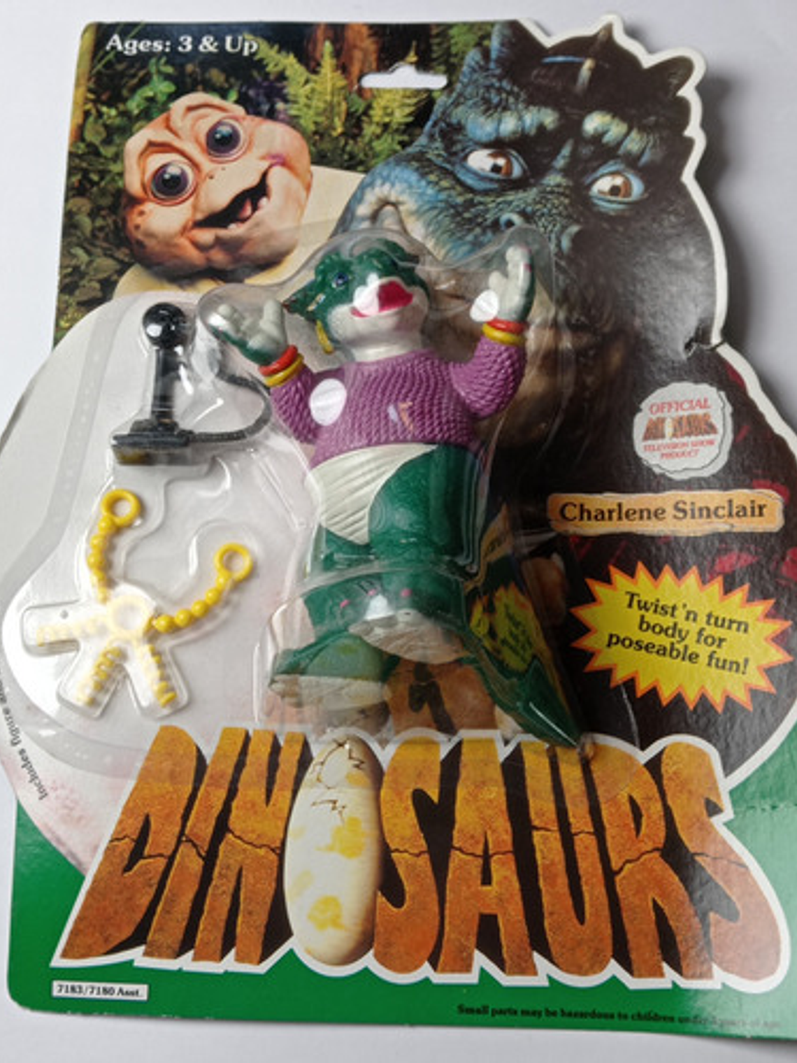 Charlene Sinclair 1991 Hasbro Dinosaurios Disney Original 1