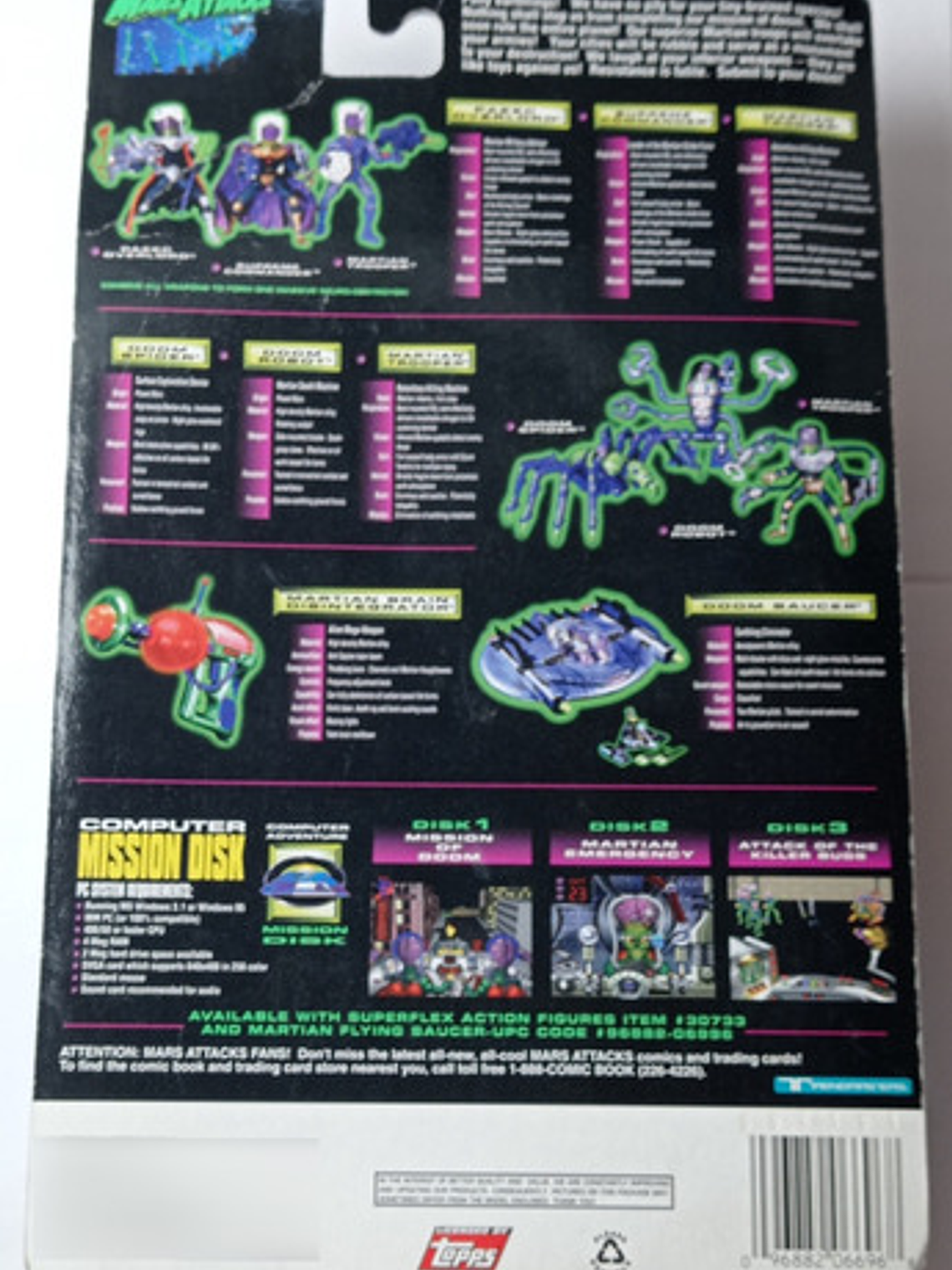 Overlord 1996 Mars Attacks Trendmasters 6