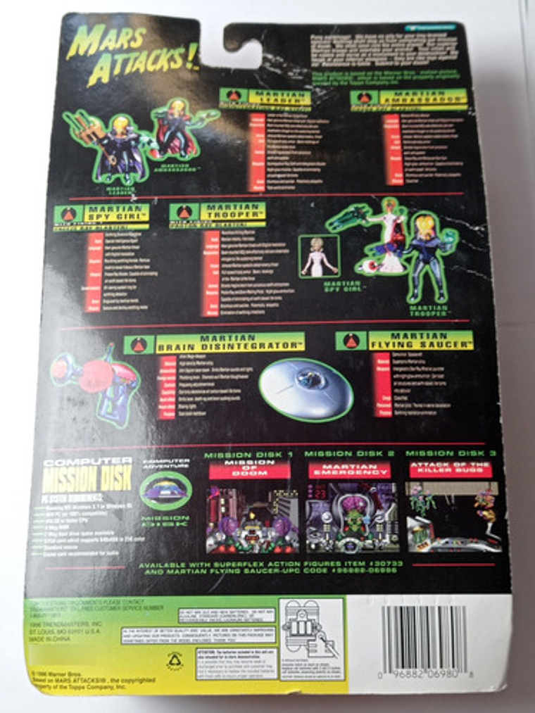 Martian Trooper 1996 Mars Attacks Trendmasters 6