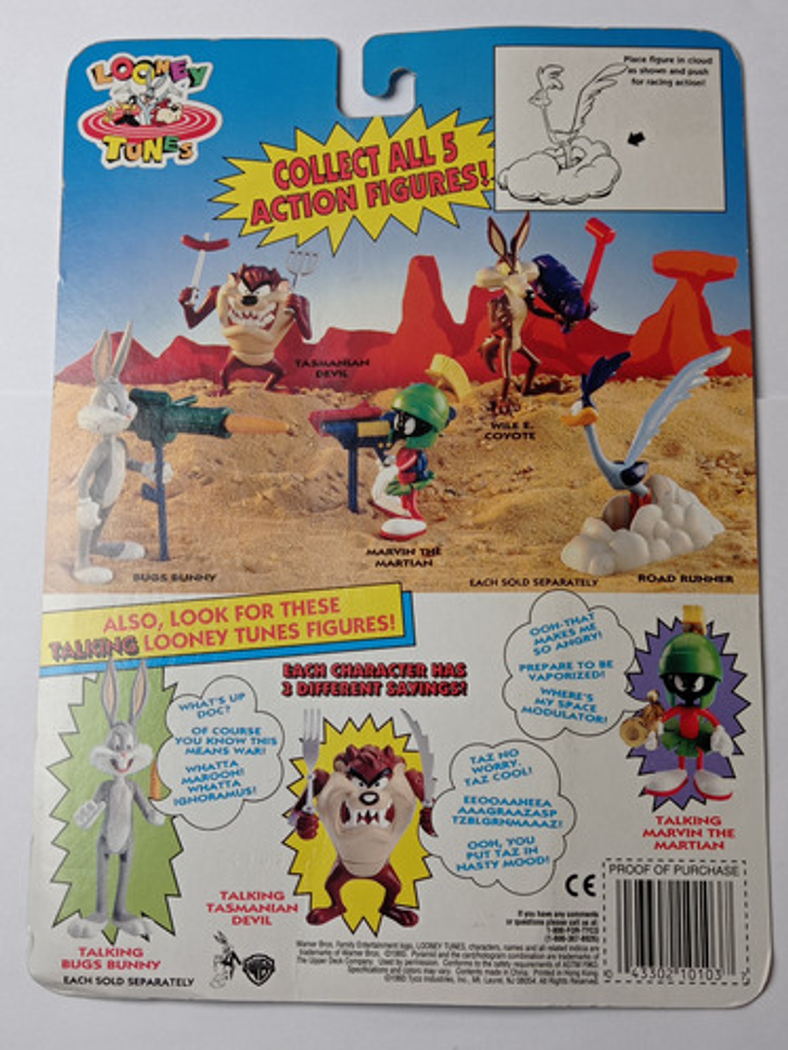 Road Runner (abierto) 1993 Looney Tunes Tyco Correcaminos 5