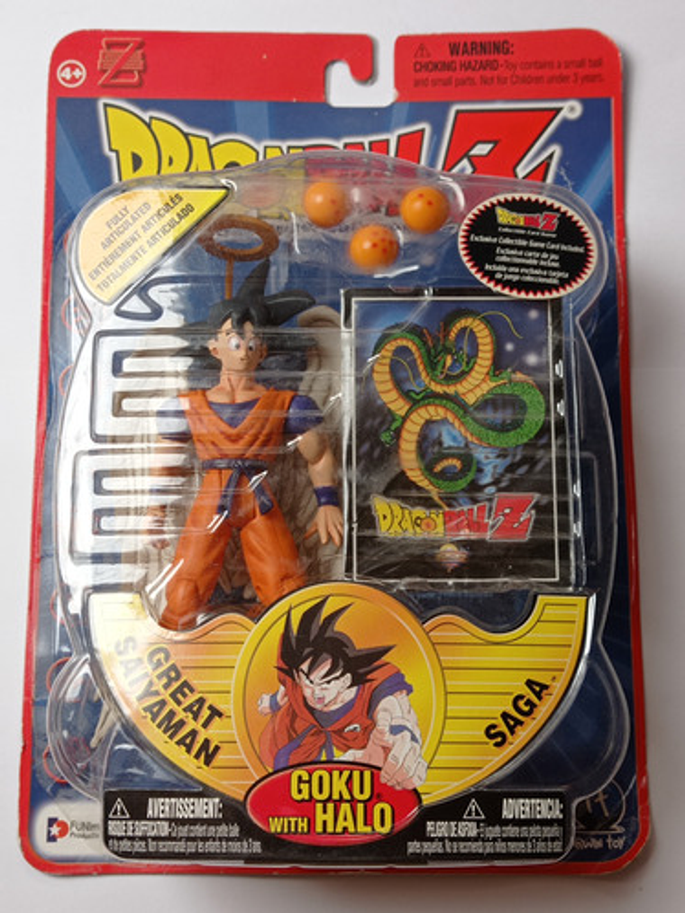 Goku Halo 2001 Dragon Ball Z Irwin Toys Great Saiyaman Saga 1