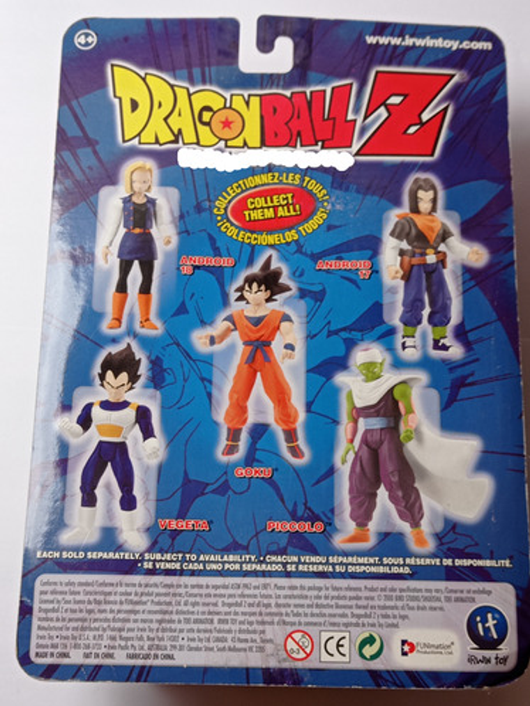 Android 18 2001 Dragon Ball Z Irwin Toys Androids Saga 7