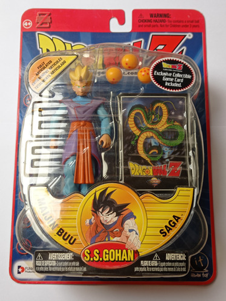 S.s. Gohan 2002 Dragon Ball Z Irwin Toys Maijin Buu Saga 1
