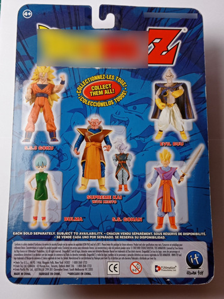 S.s. Gohan 2002 Dragon Ball Z Irwin Toys Maijin Buu Saga 7