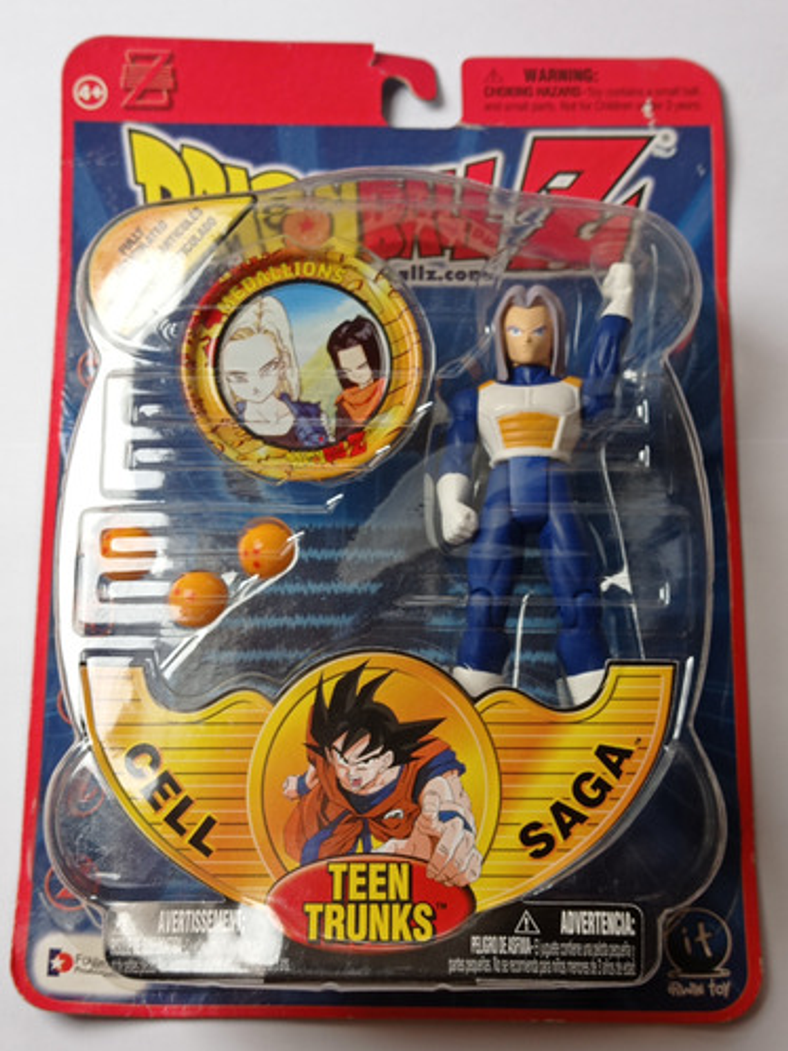 Teen Trunks 2001 Dragon Ball Z Irwin Toys Cell Saga 1