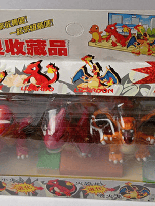 Charmander Evolution 1998 Tomy Pokemon Charmeleon Charizard