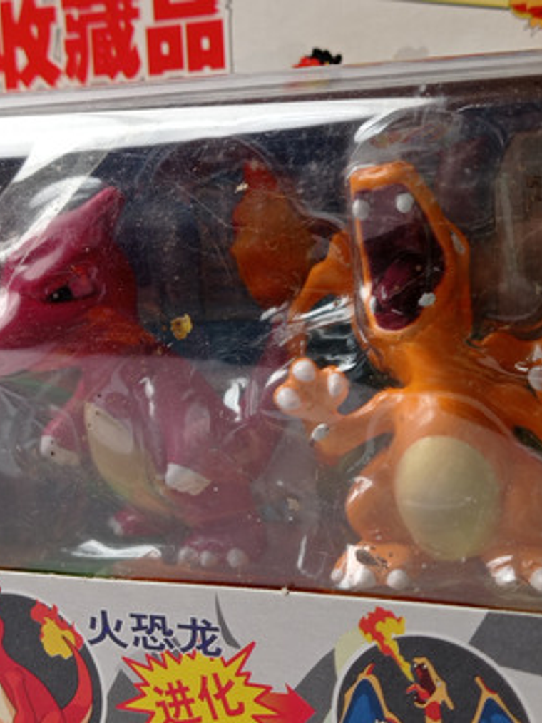 Charmander Evolution 1998 Tomy Pokemon Charmeleon Charizard 5