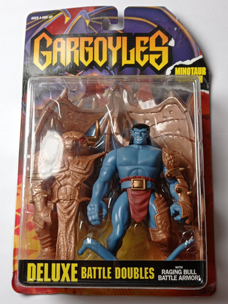 Minotaur Goliath 1995 Gargoyles Deluxe Battle Doubles Kenner 1