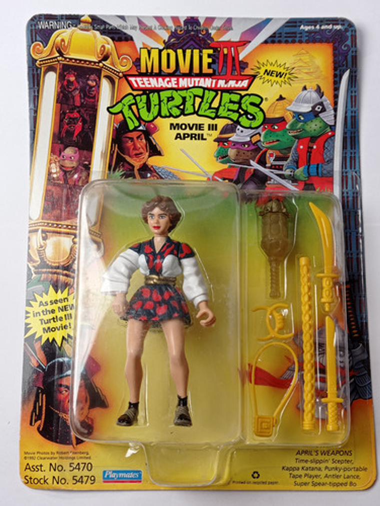 April 1992 Tmnt ! Movie 3 Tortugas Ninja Abril O'neil 1