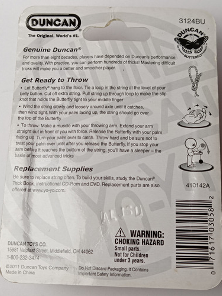 Yoyo Mariposa Butterfly Duncan 2011 Rojo Yo-yo 3