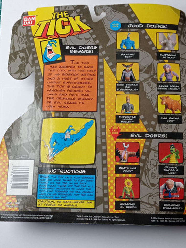 Bounding Tick 1994 Bandai La Garrapata The Tick 6