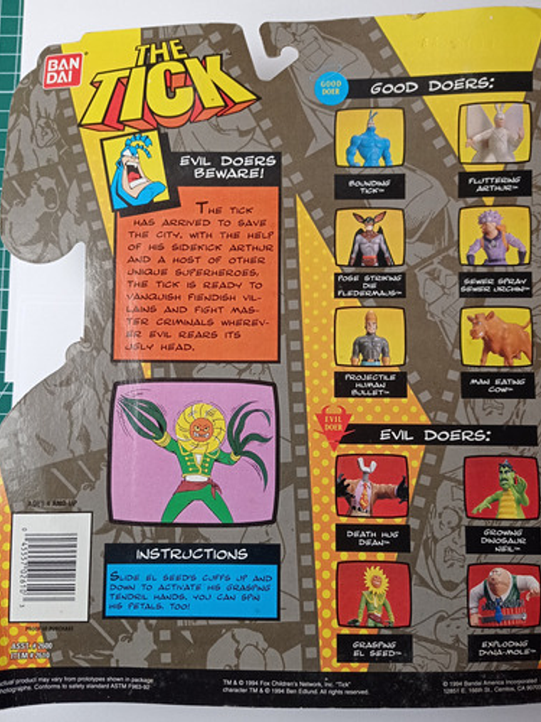 El Seed 1994 Bandai La Garrapata The Tick 6