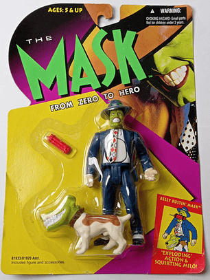 The Mask + Milo 1995 Kenner Belly Bustin' Mask La Máscara