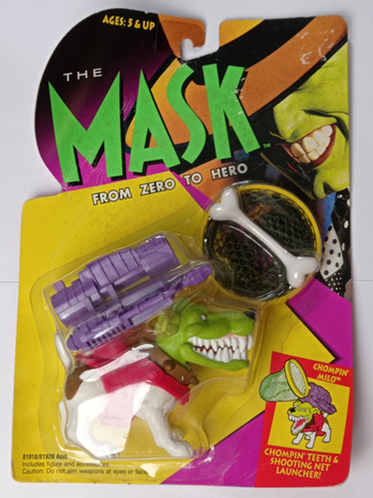 Milo 1995 The Mask Kenner Chompin Milo La Máscara 1