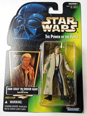 Han Solo In Endor Gear 1996 Star Wars Kenner Power Of Force